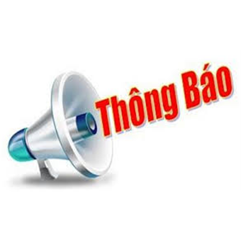 Thông báo tháng 3 năm 2019